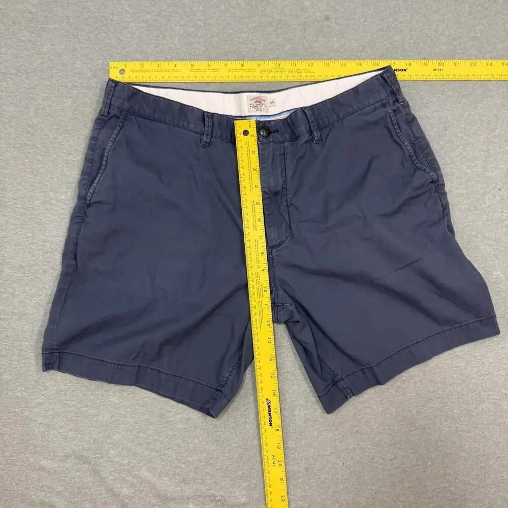 Faherty Island Life Shorts Men's 36 Blue